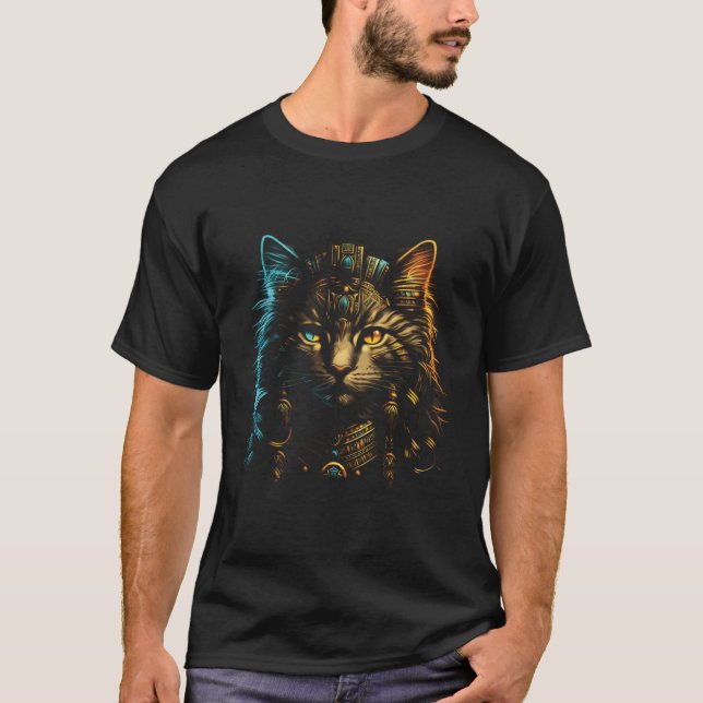 Camiseta Cute Siberian Cat  Egyptian Pharaoh Siberian Cat O (Frente)