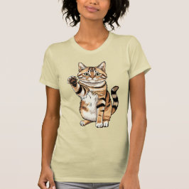 Camiseta Cute simple design men cat lover