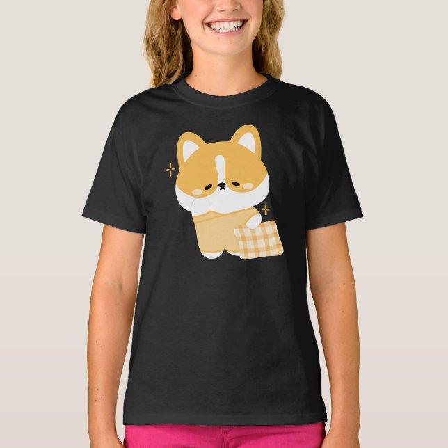 Camiseta Cute Sleepy Corg (Frente)