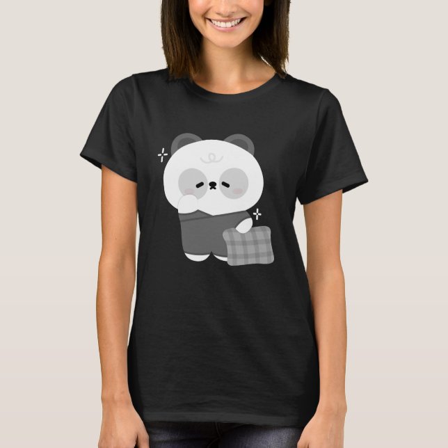 Camiseta Cute Sleepy Panda (Frente)