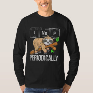 Camiseta Cute Sloth Animal Periódico Science Chemist C