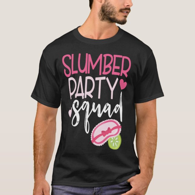 Camiseta Cute Slumber Party Sleepover Squad Matching  for G (Frente)