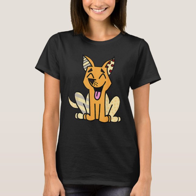 Camiseta Cute Smiling Chihuahua Dog (Frente)