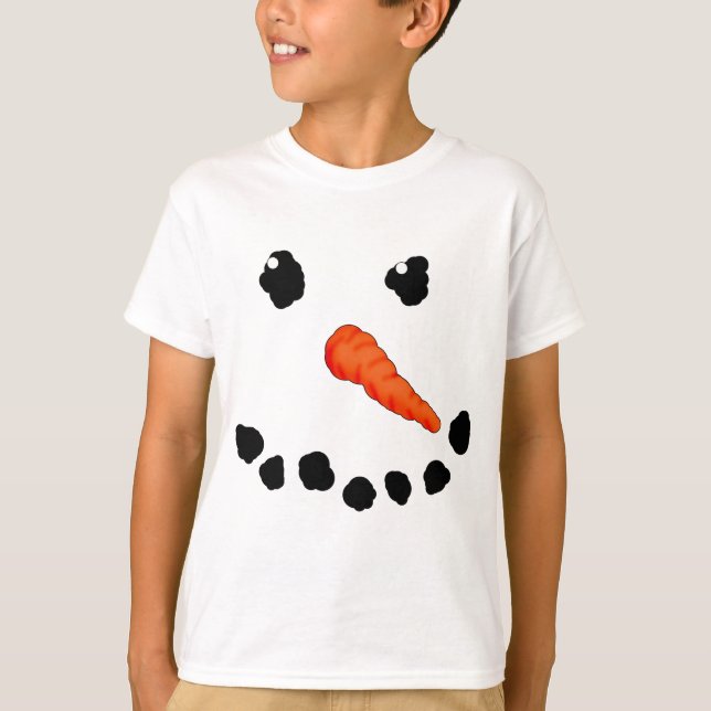 Camiseta Cute Snowman (Frente)