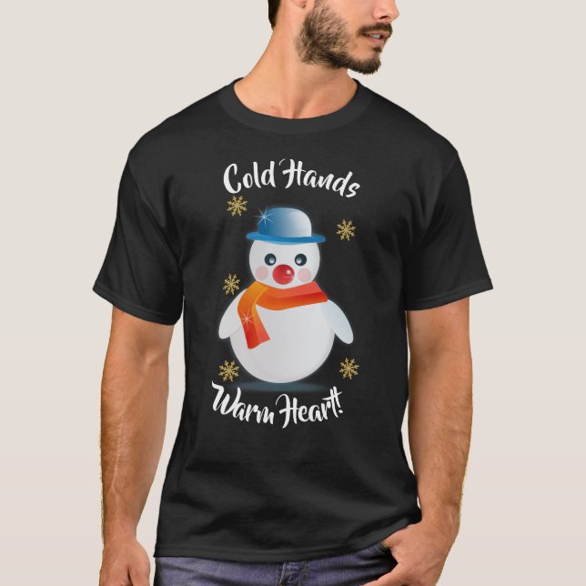 Camiseta Cute Snowman (Frente)