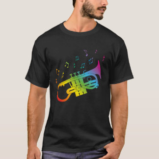 Camiseta Cute Soprano Cornet player gay musicians LGBTQ+ ga