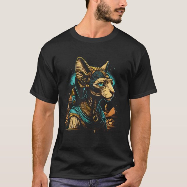 Camiseta Cute Sphynx Cat  Egyptian Pharaoh Sphynx Cat Owner (Frente)