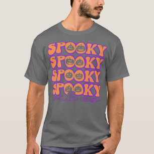 Camiseta Cute Spooky Vibes with Pumpkins for Halloween