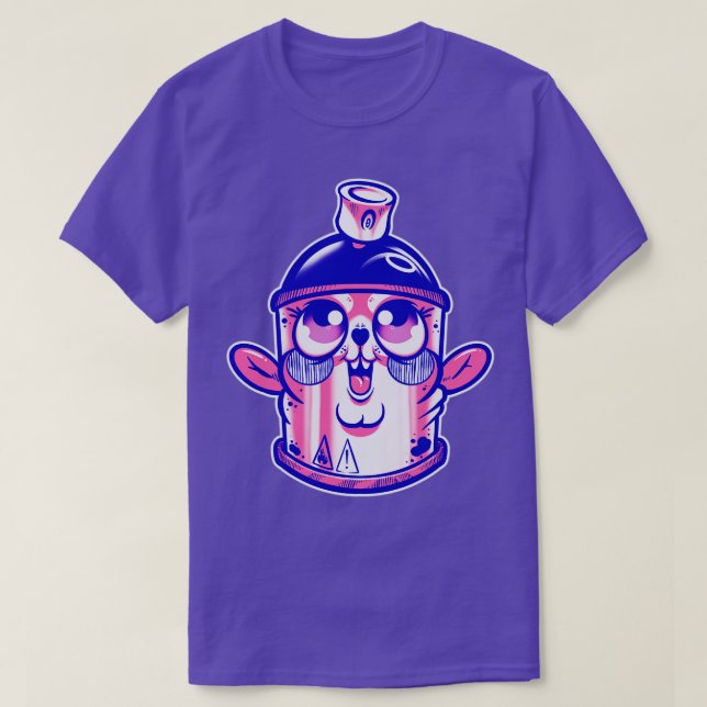 Camiseta Cute Spraycan (Frente do Design)