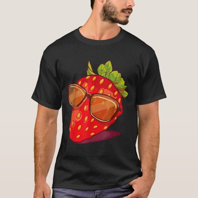 Camiseta Cute Strawberry Fruit Lover Aesthetic Summer Gift  (Frente)