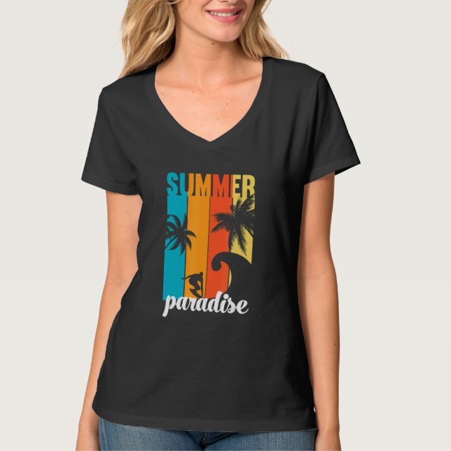 Camiseta Cute Summer  Summer Paradise Summer (Frente)