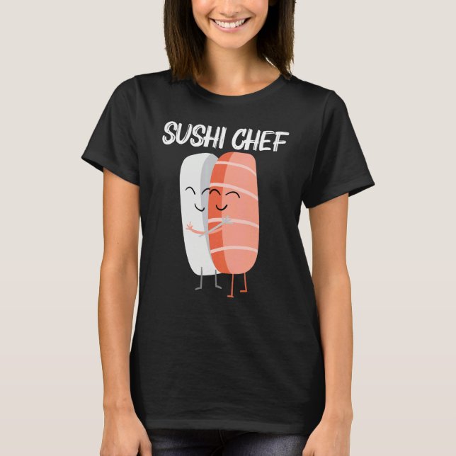 Camiseta Cute Sushi For Men Women Japanese Cuisine Food   (Frente)