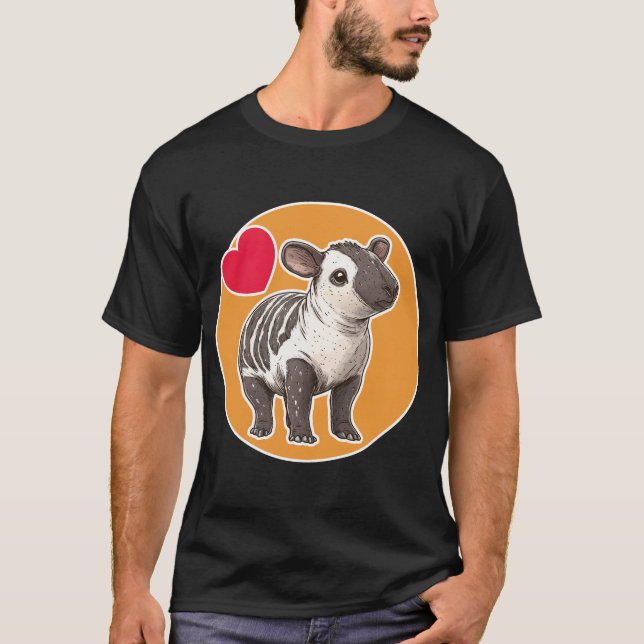 Camiseta Cute Tapir (Frente)