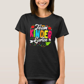 Camiseta Cute Team Kindergarten Happy Back To School Teache