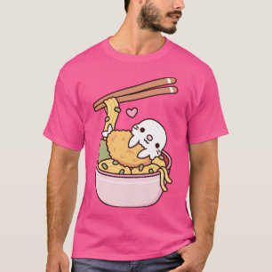 Camiseta Cute Tempura Seal Soba Noodles Engraçado