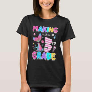 Camiseta Cute third grade crew Mermaid style for third grad