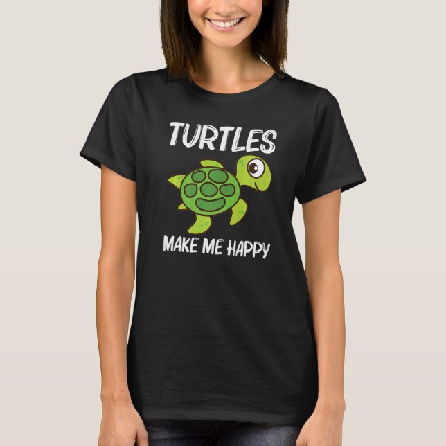 Camiseta Cute Turtle For Men Women Sea Turtle Reptile Anima (Frente)