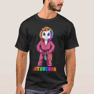 Camiseta Cute Unicorn Brazilian Jiu Jitsu, BJJ
