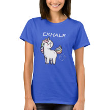 Cute unicorn cartoon exhale | kawaii unicron
