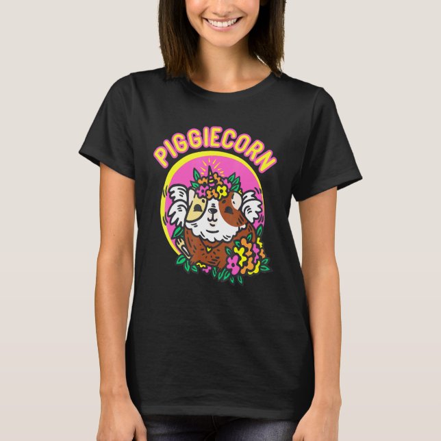 Camiseta Cute Unicorn Guiné Piggiecorn (Frente)