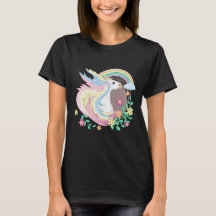 Cute Unicorn with Flowers Magical Unicorn Art 