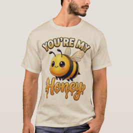 Camiseta Cute Valentine Bee – You’re My Honey