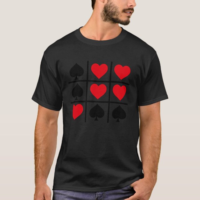 Camiseta Cute Valentine Hearts Game Valentine's Day Romance (Frente)