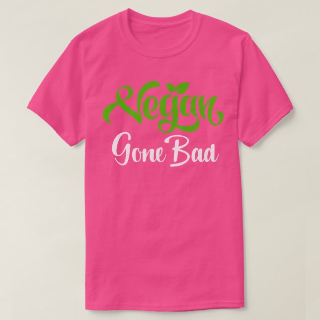 Camiseta Cute Vegan Foi Ruim (Frente do Design)