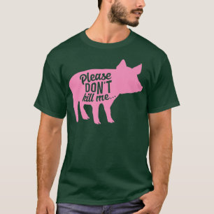 Camiseta Cute Vegan Pig Lover Herbivore Planta Acionada