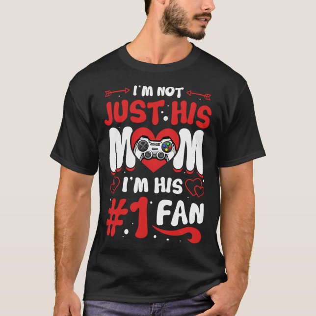 Camiseta Cute Video Game Player Mom Mother s Day Sport Fan  (Frente)