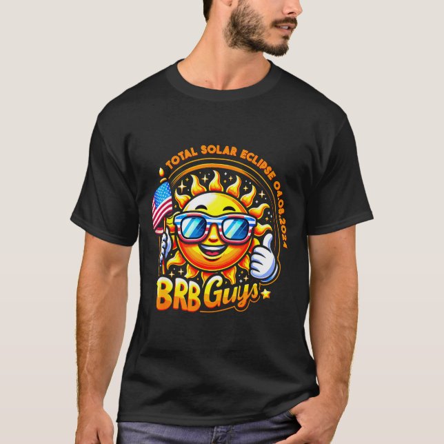 Camiseta Cute Vintage Totalidade Eclipse Solar Brb (Frente)