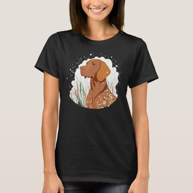 Camiseta Cute Vizsla Dog on Vizsla Lover_3 (Frente)