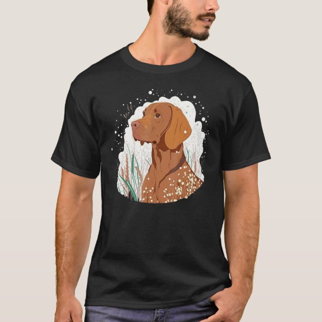 Camiseta Cute Vizsla Dog on Vizsla Lover_3 (Frente)
