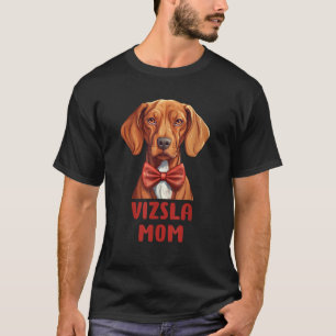 Camiseta Cute Vizsla Mãe Cachorros Dão Engraçados Puppy Viz