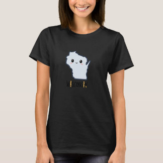 Camiseta Cute Wisconsin Smily Face Vintage Retro Design Che
