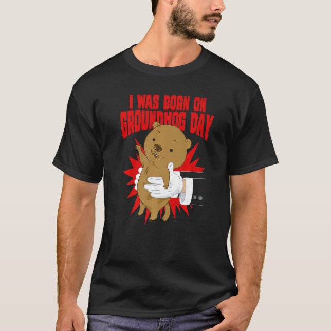 Camiseta Cute Woodchuck Groundhog Day (Frente)
