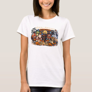 Camiseta Cute Yokai Halloween Japanese T-Shirt