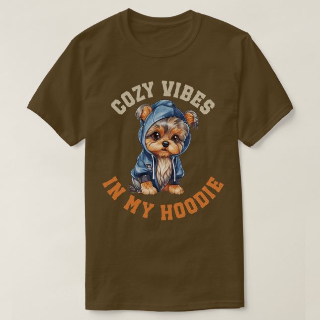 Camiseta Cute Yorkshire Terrier Dog (Frente do Design)