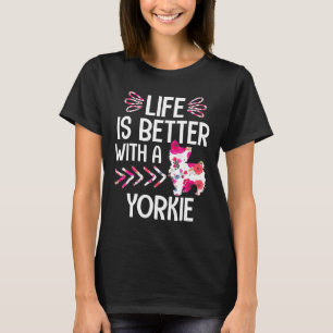 Camiseta Cute Yorkshire Terrier Dog Owner Lover Funny Yorki