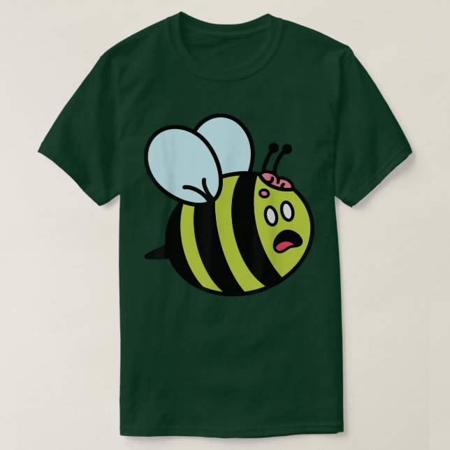 Camiseta Cute Zombie Bee Zombee Halloween Graphic Funny Sar (Frente do Design)