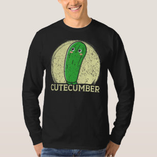 Camiseta Cutecumber Pepino Vegetal Veg Vegetal Vegetal