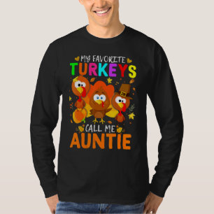 Camiseta Cutes Meus Perus Favoritos Me Chamam de Tia Fall T