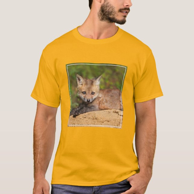 Camiseta Cutest Baby Animals | Red Fox Pup (Frente)
