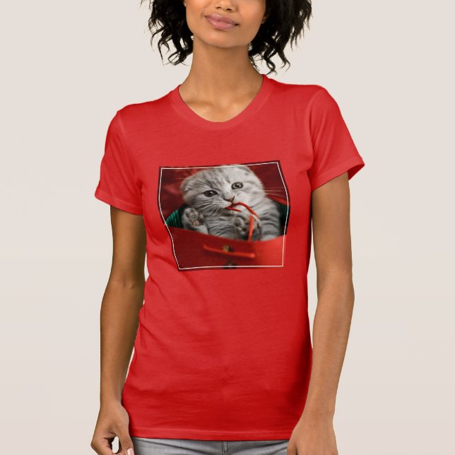 Camiseta Cutest Baby Animals | Scottish Fold Kitten (Frente)