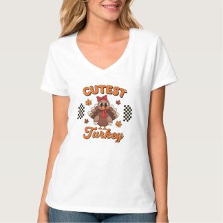 Camiseta Cutest Turkey Thanksgiving Shirt – Cute Turkey