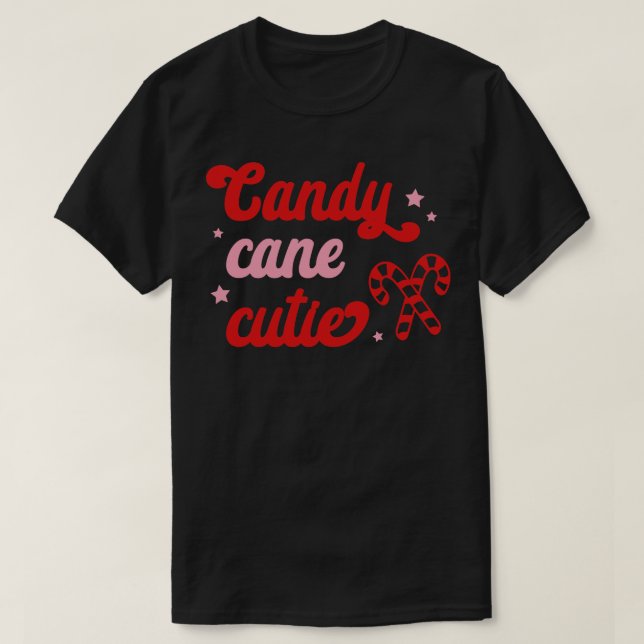 Camiseta Cutie Candy Cane (Frente do Design)
