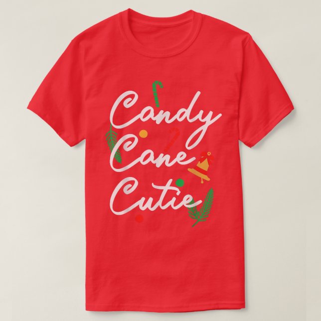 Camiseta Cutie Candy Cane (Frente do Design)