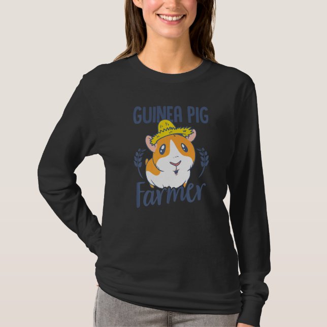 Camiseta Cutie Guinea Pig Farmer Pig Owner Animals Cavy Pet (Frente)