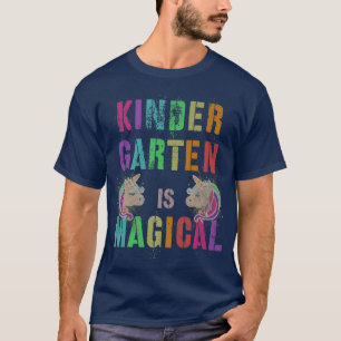Camiseta Cutie KINDERGARTEN É MAGICAL Kinder Eu sou Unicórn