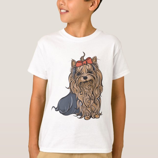 Camiseta Cutie Pa-tootie Yorkie (Frente)